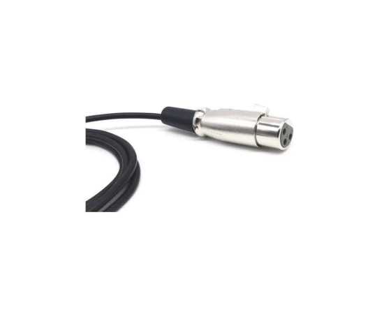 XLR Female To 3.5mm Male Cable 2m - Black