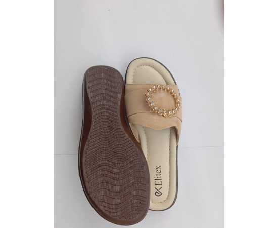 Women's/Girls New Beige Color Casual Chappal comfortable and more walkability