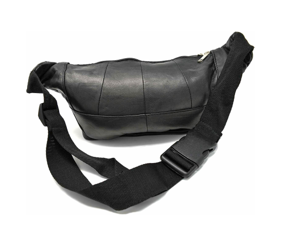 Multipurpose Lather Waist Bag With Strap Camping Hiking Fanny Pack