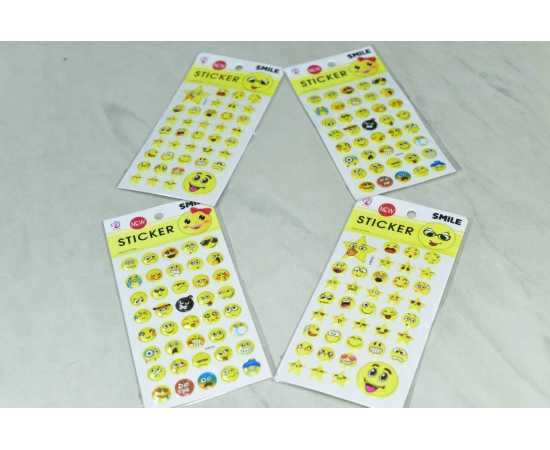 Mini Emoticon Stickers - Pack of 40 Pieces