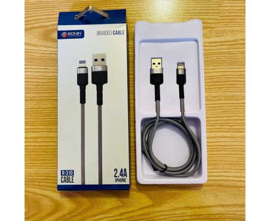 iPhone, Lightning, 2.4A Braided Charging Cable