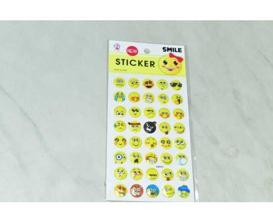 Mini Emoticon Stickers - Pack of 40 Pieces