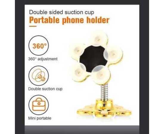 Magic Mobile Holder 360 Degree Rotatable Double Sided Suctions Cups
