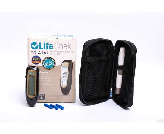 Life Check Blood Glucose Glucometer Test Sugar Machine - 50 strips included