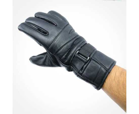 Men Soft Leather Winter Driving Riding Hiking Multi Purpose Gloves