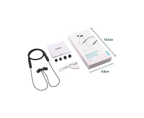 Lenovo HE05 Bluetooth Neckband  - Black