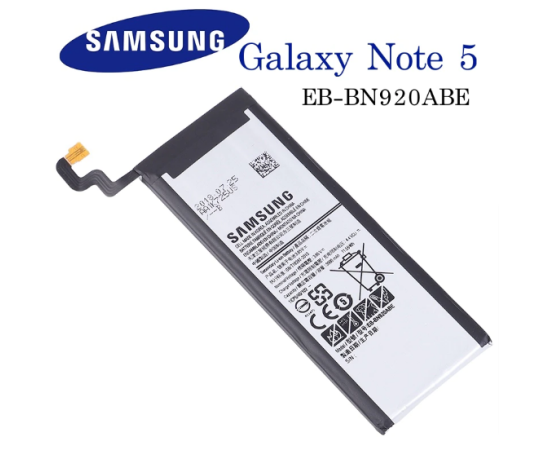 Samsung Galaxy Note 5 Battery Replacement EB-BN920ABE Battery with 3000mAh Capacity_ Silver