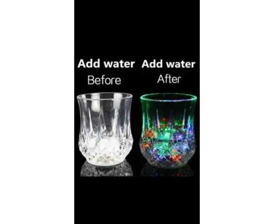 Led Glass Inductive Rainbow Color Changing Flashing Light Cup