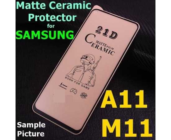 Samsung A11, M11 9D/11D/21D Ceramic Matte Protector