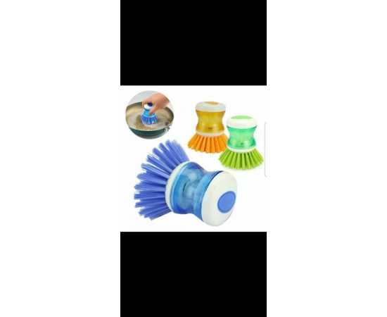 Dishwasher Brush with Washing Up Liquid Soap - 1 piece