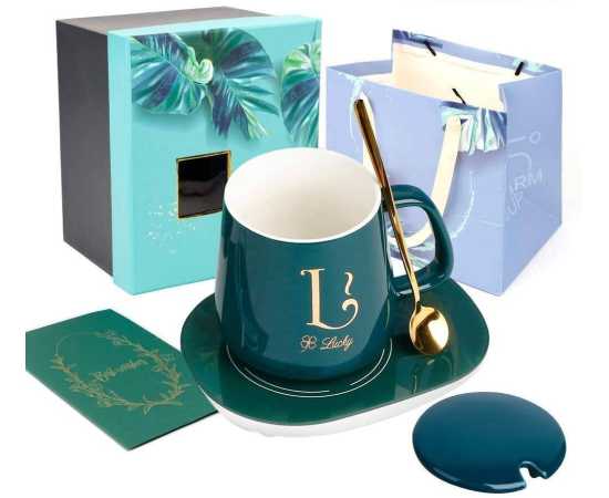 Ceramic Mug with Heating Pad GIft Packing