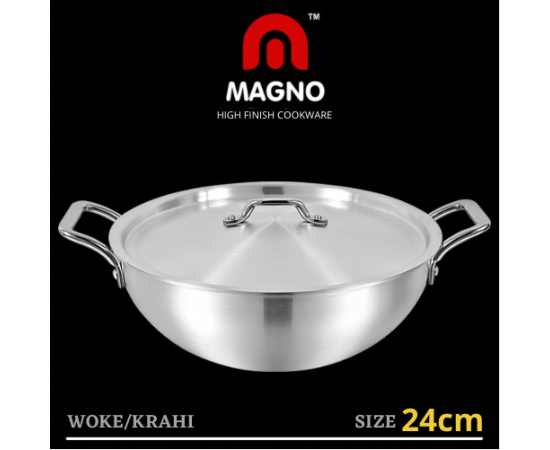 High Finish Cookware Magno Wok/Krahi 24cm