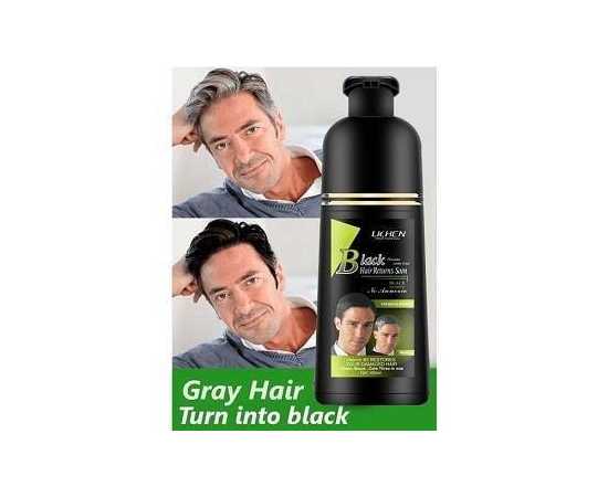 Lichen Black Hair Color Shampoo - Pack of 200ML