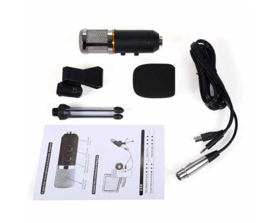 New Professional Black Microphone - Pack of 1 Piece