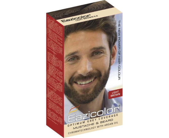 Eazicolor for Men Beard and Moustache hair Color With Argan Oil 35ml