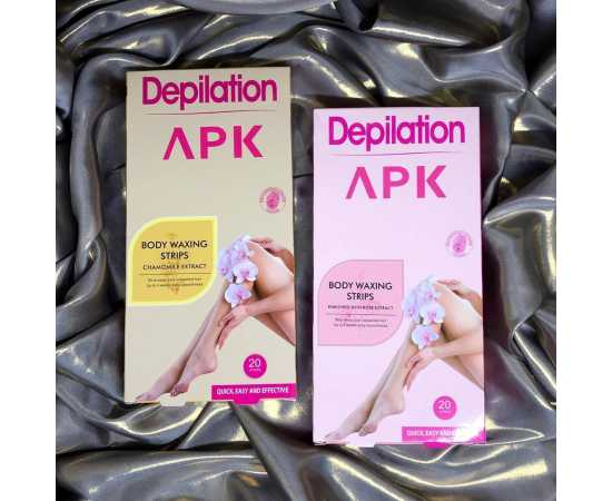 APK Depilation Body Wax Strips 20 Strips