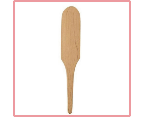 Hair Removal Wax Applying Wooden Spatula 3 Piece