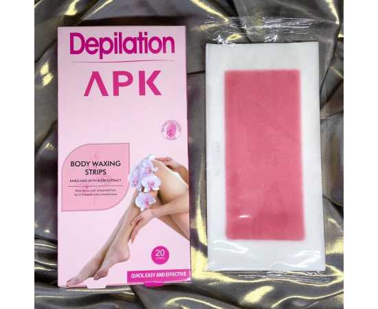 APK Depilation Body Wax Strips 20 Strips
