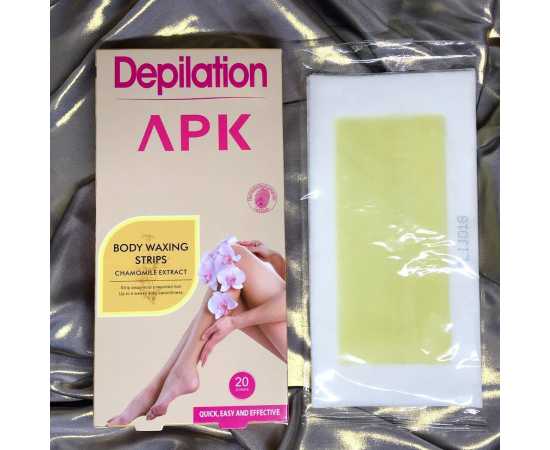 APK Depilation Body Wax Strips 20 Strips