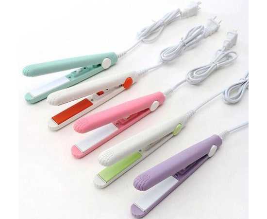 Mini Easy Hair Straightener Electric Light Blue 1 Piece