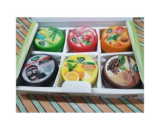 Kojic Charm & Glow Fruity Facial Kit Pack of 6