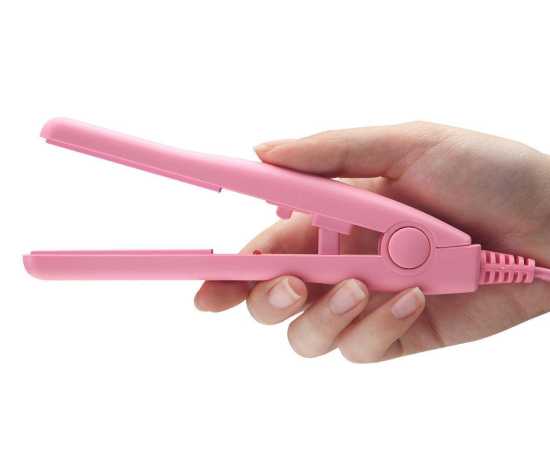 Mini Easy Hair Straightener Electric White Color 1 Piece