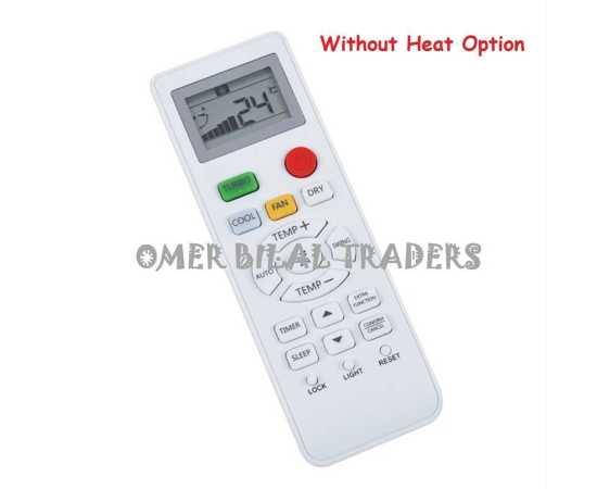 Replacement General For Haier AC Remote Control