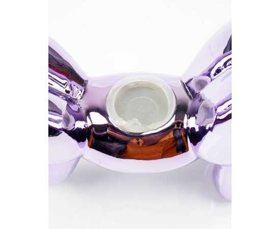 Red Violet Balloon Doggy Coin Bank