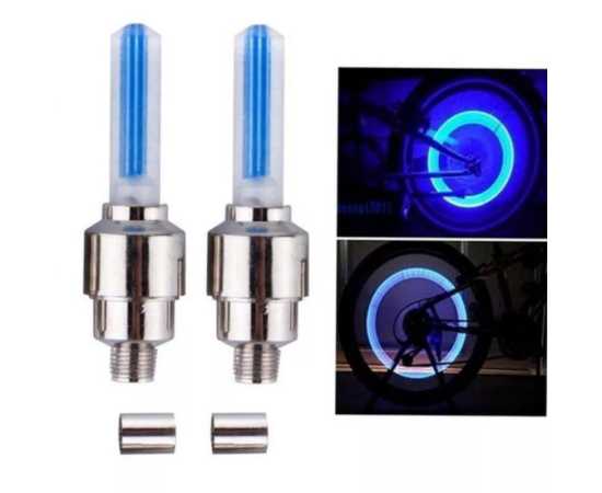 Tire Valve Led Motion Light for Cars & bikes - Blue