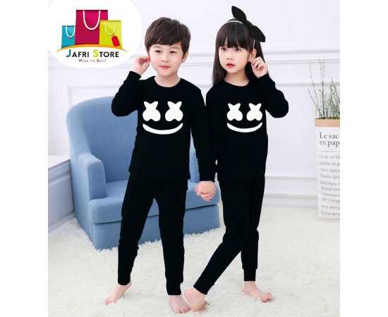 Summer Collection Kids Nightsuits Pack of 2 - Superb product - Black colour