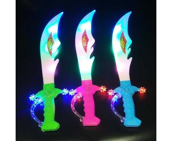 Shark Shape Led Light Sword Plastic Toy for Baby / Kids / Children Night Light