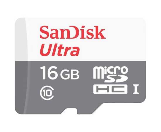 SanDisk 16Gb Ultra microSDXC Memory Card