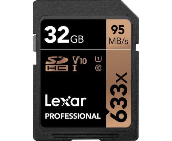 Lexar Professional 32GB Memory Card HD/3D/DSLR