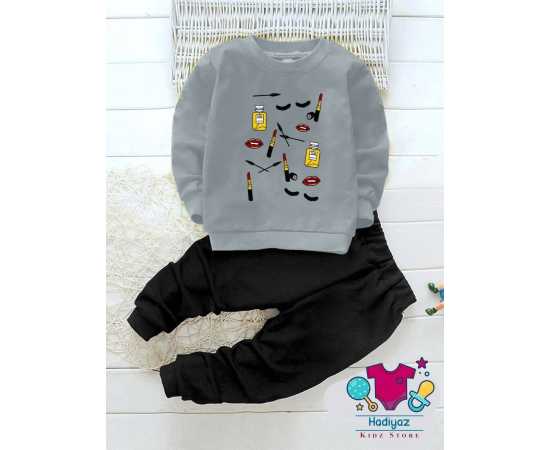 High Quality Summer Collection Kids Suits - Grey Shirt Black Trouser High Quality Summer Collection Kids Suits - Grey Shirt Black Trouser