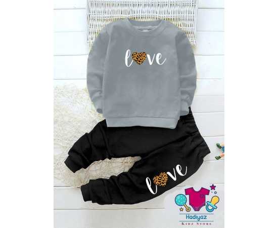 Well Formed Summer Collection Kids Suits - Grey Shirt Black Trouser