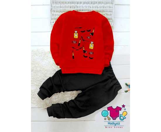 Summer Collection Kids Suits - Red Shirt Black Trouser Summer Collection Kids Suits - Red Shirt Black Trouser