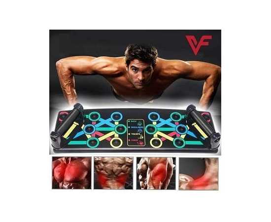 Foldable Push Up Board - Multifunctional Enhancement Folding Muscle Exercise