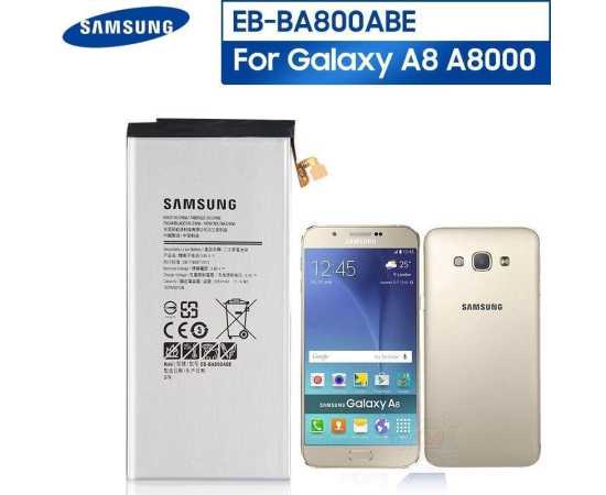 Samsung A8 2015 Battery 3050mAh Capacity - Silver