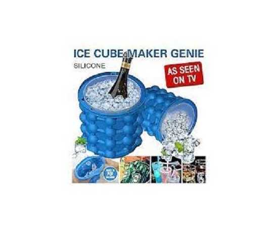 Genie Ice Cube Maker Silicone Bucket With Lid