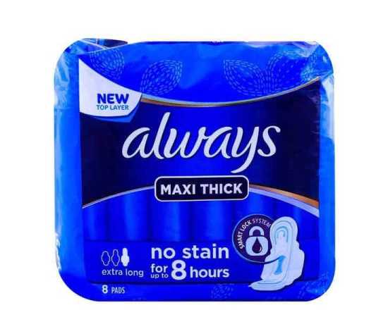 Always Maxi Thick Long For 8 Hours - Pack of 8 Pads
