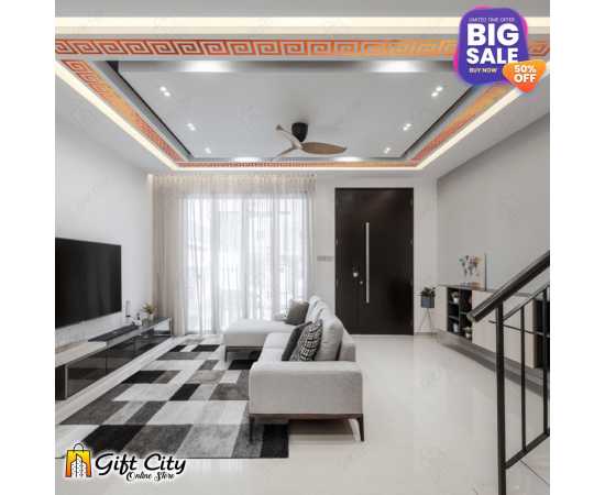 Rose Gold Mirror Tile Sticker Acrylic Border Art 80 Pcs 60*60mm