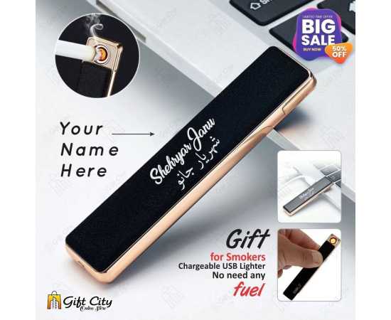Customize USB Rechargeable Lighter With Touchscreen