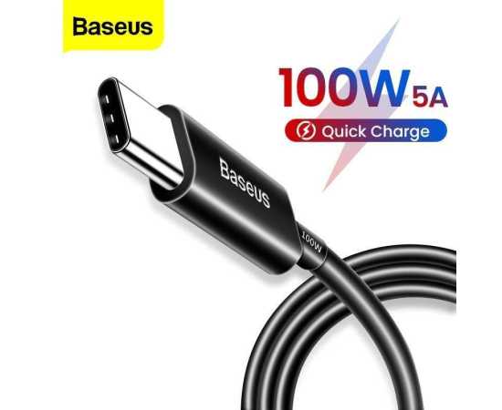 Baseus PD USB  Type-C Charging Data Cable - 100W - Black