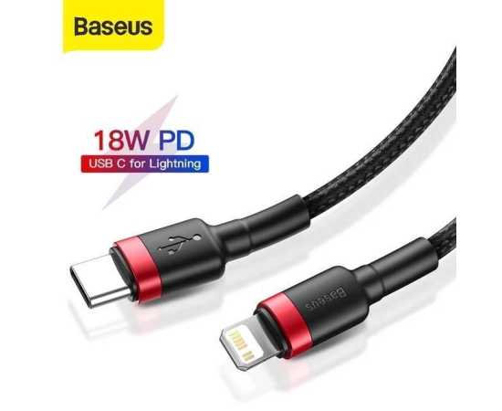 Baseus for USB C to Lightning Cable for iPhone 11 Pro Xs Max 8 Plus PD 18W Fast Charging Cable Type C PD Charger Cable Data Line