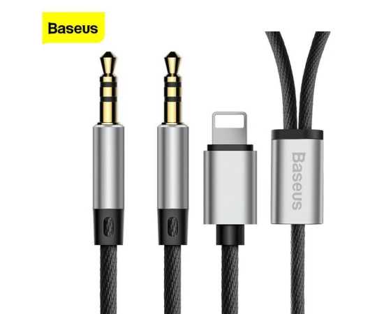 Baseus Data Cable & Audio Aux Adapter For iPhone & Other Devices