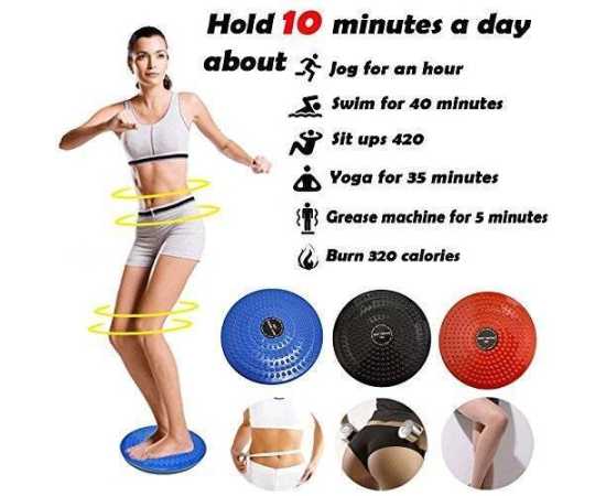 Waist Twister Disc & Tummy Trimmer For Exercise