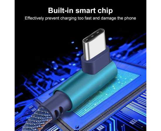 VOXLINK Fast Charging USB Type-C Cables 1m Denim Blue