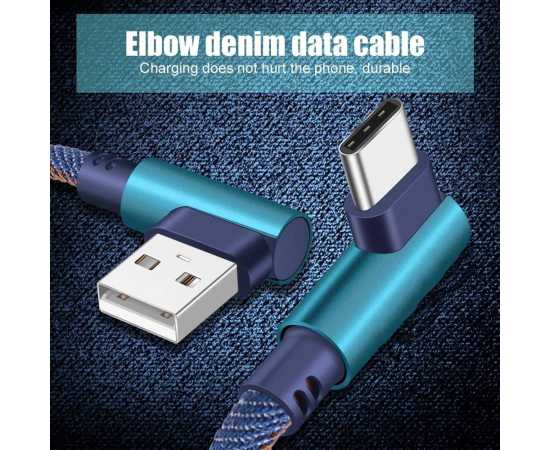 VOXLINK Fast Charging USB Type-C Cables 1m Denim Blue