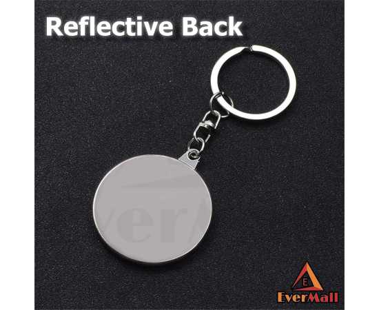50 Years perpetual calendar Keychain Silver Alloy