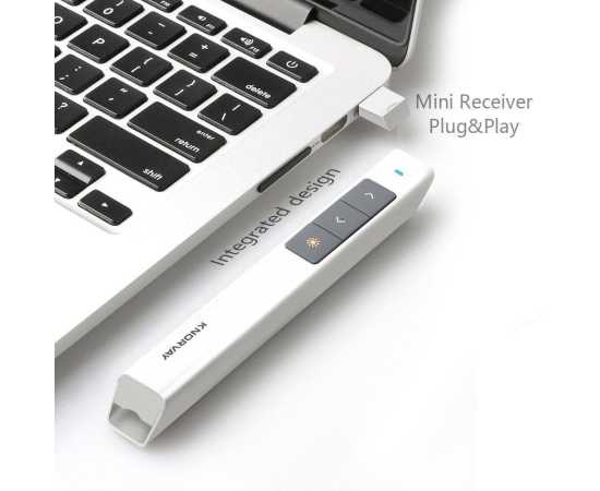 2.4G USB RF Wireless Presenter With Red Laser Pointers - 1 Piece